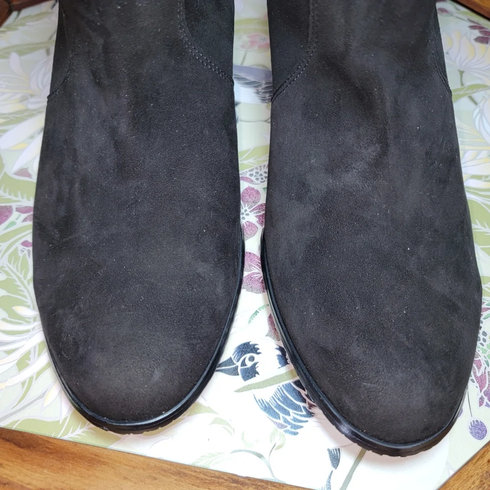 Array Black‎ Suede Leather Booties - Size 11
